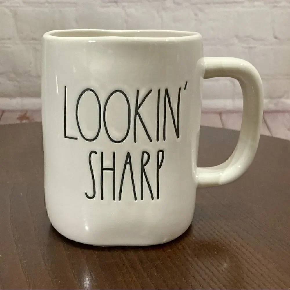 RAE DUNN ARTISAN COLLECTION MUG “lookin sharp” new